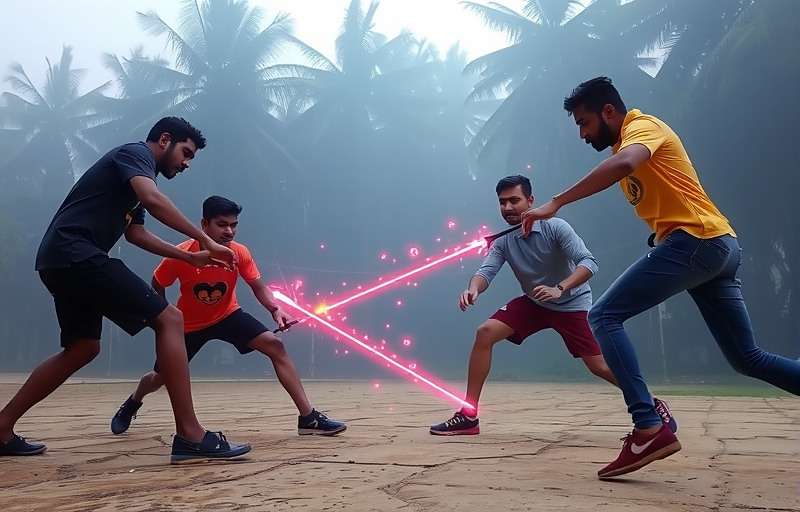 Panjim Powerhouses 5v5 Battle Scene showing team coordination